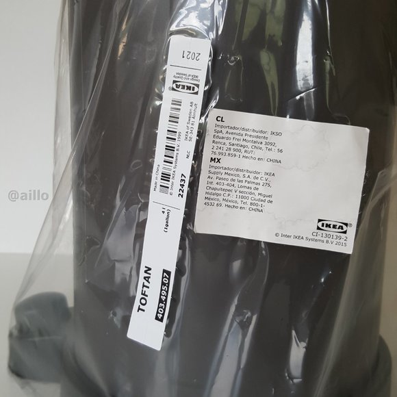 IKEA TOFTAN Trash can, 1 gallon - Picture 13 of 15